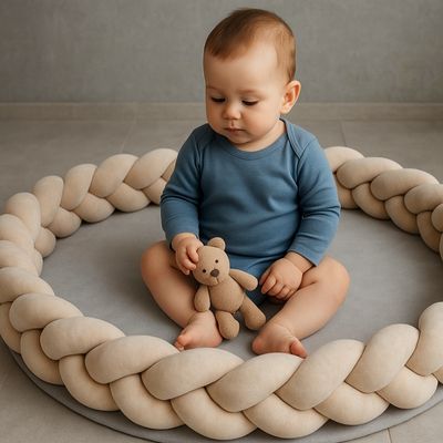 tresse_de_li_bébé_beige_decorative