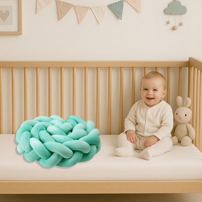 tresse de lit Menthe 3 brins