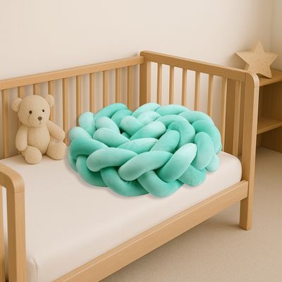tresse de lit Menthe coton
