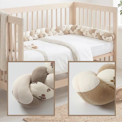 tresse de lit bebe en coton doux