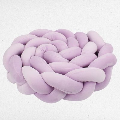 tresse de lit lavande coton