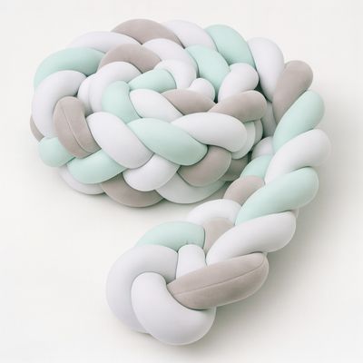 tresse_de_lit_vert_gris_blanc_4_brins_coton